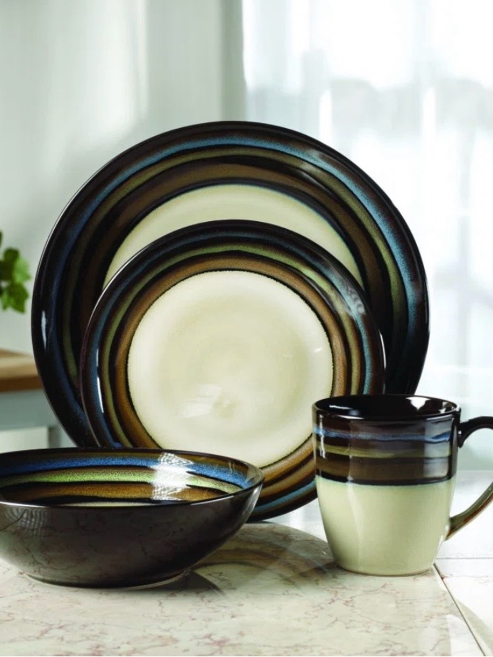 Pfaltzgraff Galaxy 16 Piece Dinnerware Set